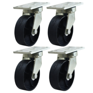 Waste Bin Castor Set with SG Iron Wheels (WASTESETT-3)