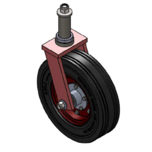 Agricultural Castor with Solid Pneumatic Wheel (S1673)