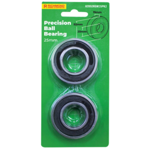 6205 RS Bearing O.D 52mm x I.D 25mm x W 15mm