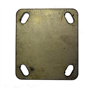 114 x 100mm Mounting Plate to suit Heavy Industrial Castors (BPR04)