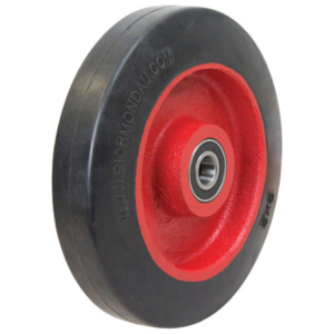 230mm Cushion Rubber Wheel | 25mm Axle Diameter (CR9000-M25)