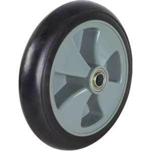 250mm Elastic Rubber Wheel | 20mm Axle Diameter (ER1006-M20)