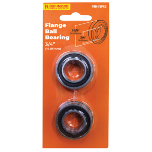 Flange Ball Bearing  1-3/8" O.D X 3/4" I.D. (FBB-75PK2)