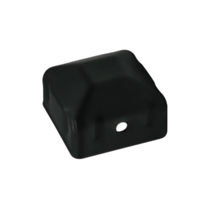 Square Black  Steel Post Cap to Suit 30mm Square Posts (GTR303)