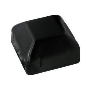 Square Black Steel Post Cap to Suit 40mm Square Posts (GTR307)
