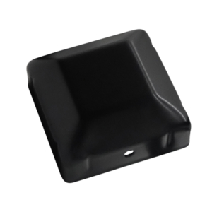 Square Black Steel Post Cap to Suit 50mm Square Posts (GTR309)