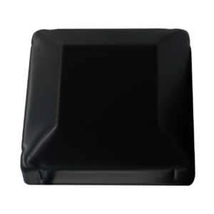 Square Black Steel Post Cap to Suit 90mm Square Posts (GTR315)