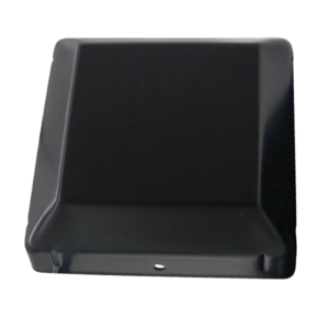 Square Black Steel Post Cap to Suit 100mm Square Posts (GTR317)