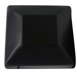 Square Black Steel Post Cap to Suit 125mm Square Posts (GTR319)