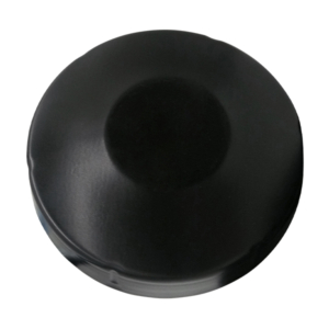 Round Black Steel Post Cap to Suit 115mm OD Posts (GTR339)