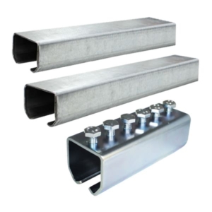 50mm Hanging Door Roller Channel Kit with Track Joining Bracket (GTR385)