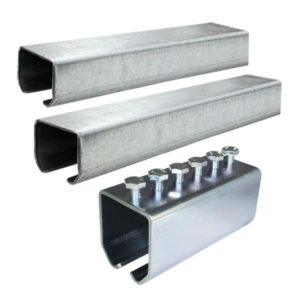 60mm Hanging Door Roller Channel Kit with Track Joining Bracket (GTR390)