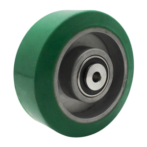 100mm High/Low Temp Silicone Tyred Aluminium Centred Wheel (HT482-31)