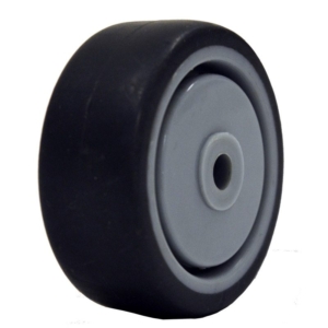50mm Institutional Rubber Wheel | 1/4" Axle Diameter (IR2201-25)