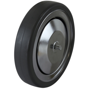 150mm Institutional Rubber Wheel | 5/16" Axle Diameter (IR6008-31)