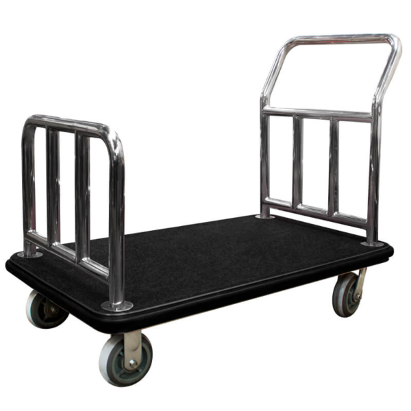 Silver Luggage Trolley (LTR004)