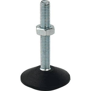 50mm X M8 Nylon Cone Fixed Leveling Foot (LVR051)