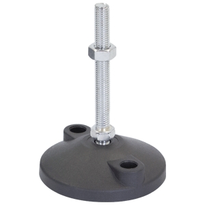 100mm X M12 Levelling Feet  Bolt Down Mild Steel (LVR10012100B)