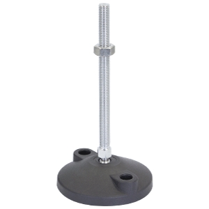 100mm X M12 Levelling Feet  Bolt Down Mild Steel (LVR10012150B)
