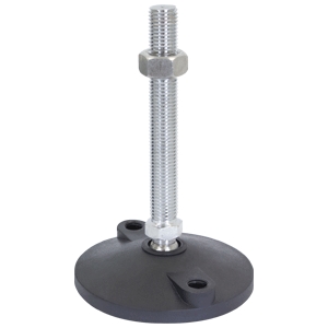 127mm X M20 Levelling Feet  Bolt Down Mild Steel (LVR12720150B)