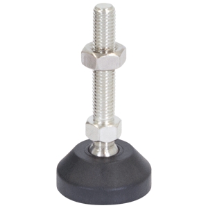 40mm X M10 Levelling Feet  Ball Jointed Mild Steel (LVR401050S)