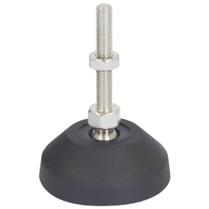 60mm X M8 Levelling Feet  Ball Jointed Mild Steel (LVR600850S)