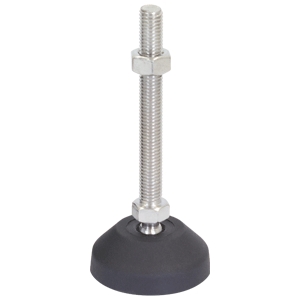 60mm X M12 Levelling Feet  Ball Jointed Mild Steel (LVR6012100S)