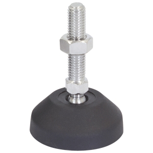 60mm X M12 Levelling Feet  Ball Jointed Mild Steel (LVR601250S)