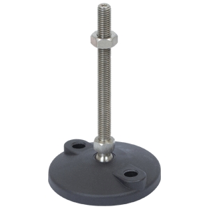 80mm X M10 Levelling Feet  Bolt Down Stainless Steel (LVR8010100BSS)