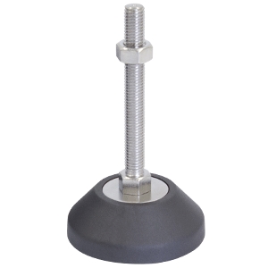 80mm X M12 Fixed Mild Steel Levelling Feet  (LVR8012100F)