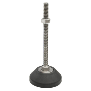 80mm X M12 Levelling Feet  Fixed Foot Stainless Steel (LVR8012150FSS)