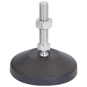 80mm X M12 Levelling Feet  Ball Jointed Mild Steel (LVR801250S)