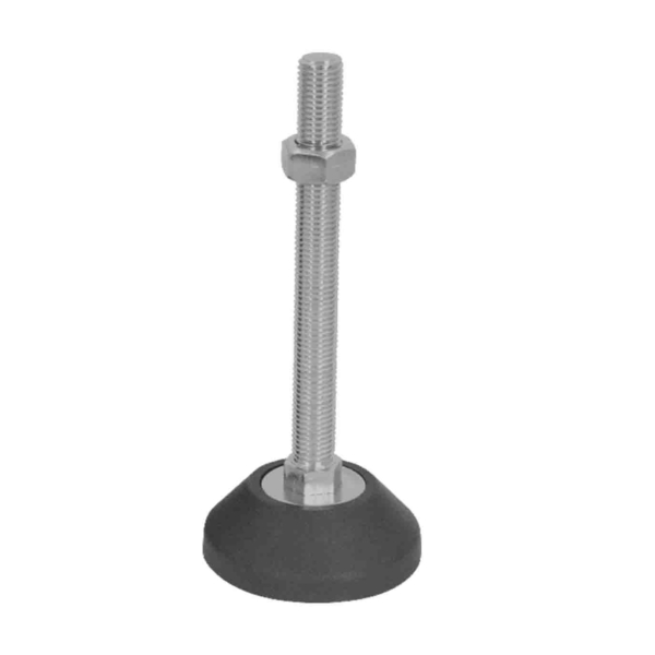 80mm X M16 Fixed Mild Steel Levelling Feet  (LVR8016150F)
