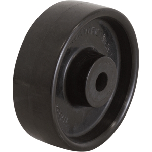150mm Solid Nylon Wheel | 3/4" Axle Diameter (NY652-75BLK)