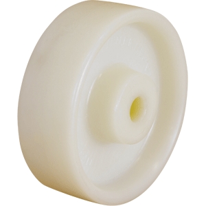 150mm Solid Nylon Wheel | 20mm Axle Diameter (NY652-M20WHT)