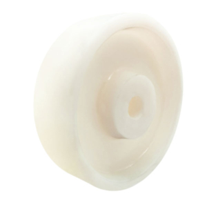 150mm Solid Nylon Wheel | 3/4" Axle Diameter (NY653-75WHT)