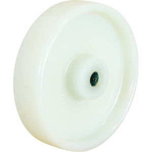 200mm Solid Nylon Wheel | 20mm Axle Diameter (NY802-M20WHT)