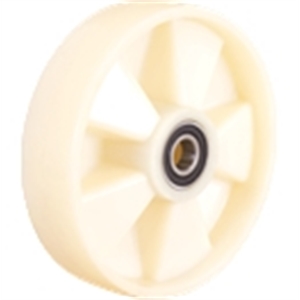 200mm Wheel | 25mm Axle Diameter (NY833-M25WHT)