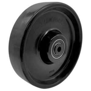 200mm Solid Nylon Wheel | 1/2" Axle Diameter (NY854-50BLK)
