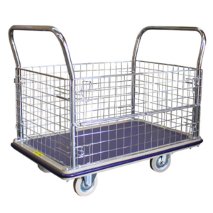 Single Deck 1170x790mm Caged Platform Trolley (PFR022)