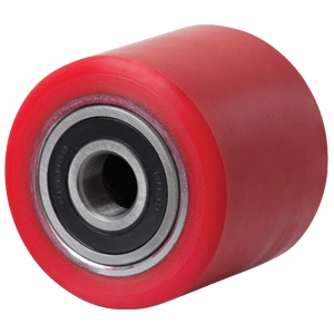 82 x 82mm Polyurethane Roller | 25mm Axle Diameter (PU341-M25)