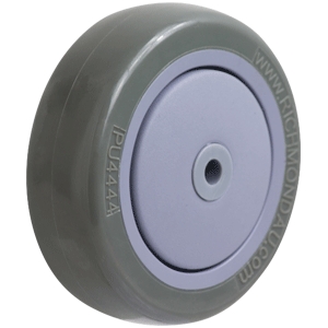 100mm Polyurethane Tyred Nylon Centred Wheel | 5/16" Axle Diameter (PU4444-31)