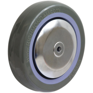 125mm Polyurethane Tyred Nylon Centred Wheel | 5/16" Axle Diameter (PU5539-31)