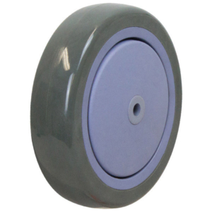 125mm Polyurethane Tyred Nylon Centred Wheel | 3/8" Axle Diameter (PU5555-37)