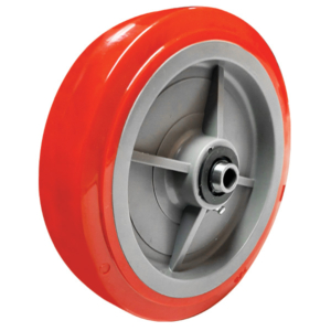 200mm Polyurethane Tyred Nylon Centred Wheel to Suit Scaffold Castors | 3/4" Axle Diameter (PU8079-75)