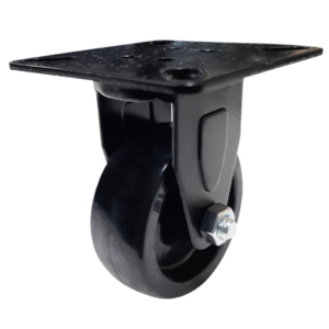 50mm Black Nylon Wheel 30kg Capacity Rigid Castor (R2213)