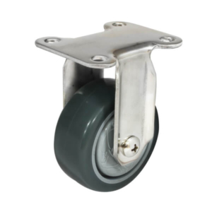 50mm S/S Rigid Poly Nylon Wheel Castor (R261)