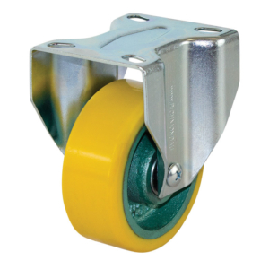 100mm Polyurethane Tyre on Cast Iron Centre Wheel 200kg Capacity Castor (R4049)