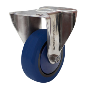 100mm Rebound Rubber Wheel Rigid Castor (R4429)