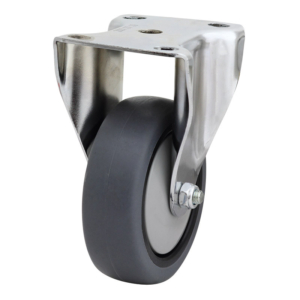 100mm Anti-Static Rigid Chrome Durolite Castor (R4509)